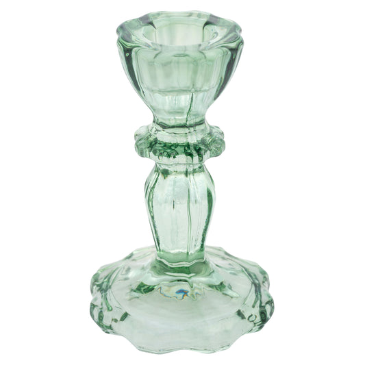 Juniper Glass Candlestick Holders