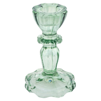 Juniper Glass Candlestick Holders