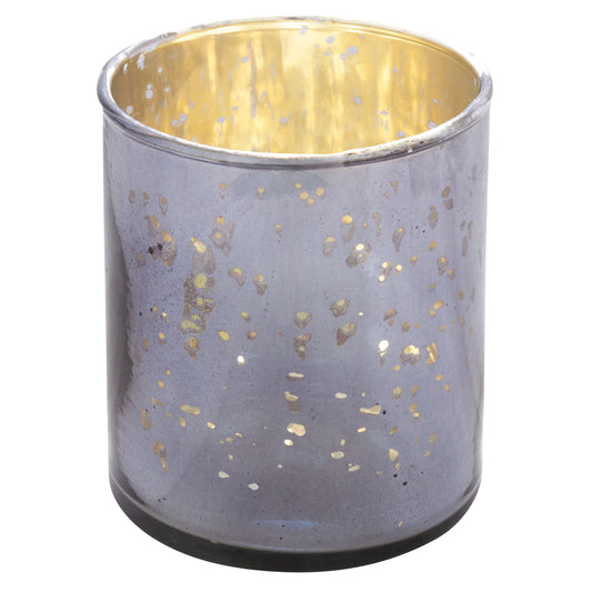 Charcoal Mercury Glass Votive