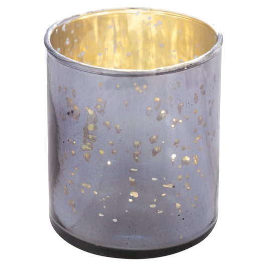 Charcoal Mercury Glass Votive