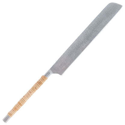 Catalina Cane Wrapped Handle Cake Servers individual view. 