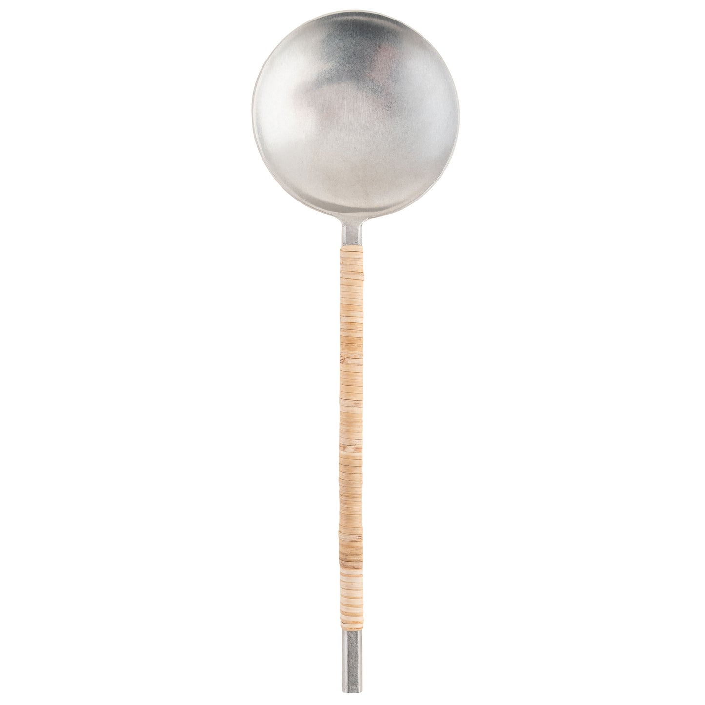 Catalina Cane Wrapped Handle Salad Servers individual view. 