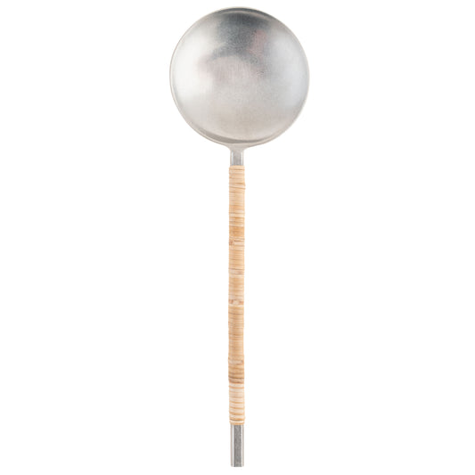 Catalina Cane Wrapped Handle Salad Servers individual view. 