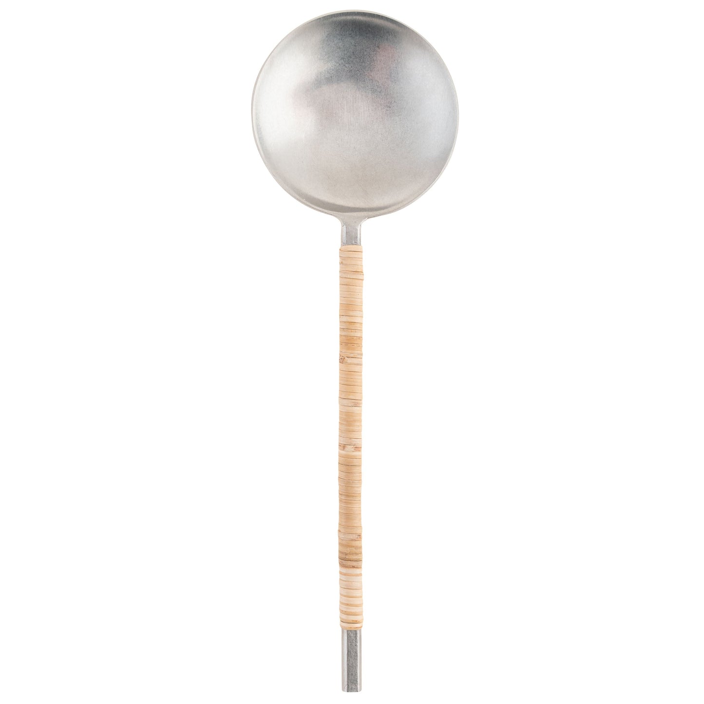 Catalina Cane Wrapped Handle Salad Servers individual view. 