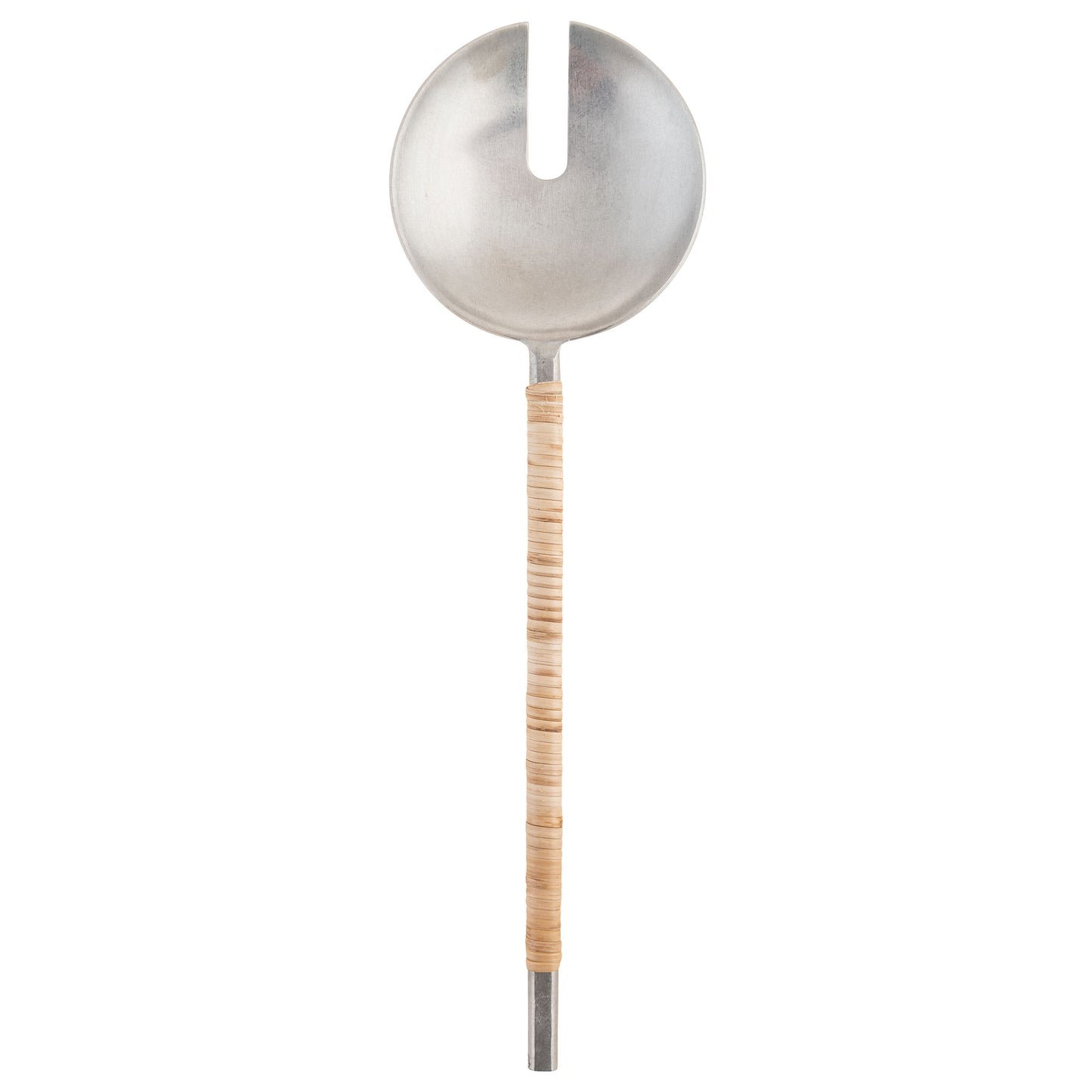 Catalina Cane Wrapped Handle Salad Servers individual view. 