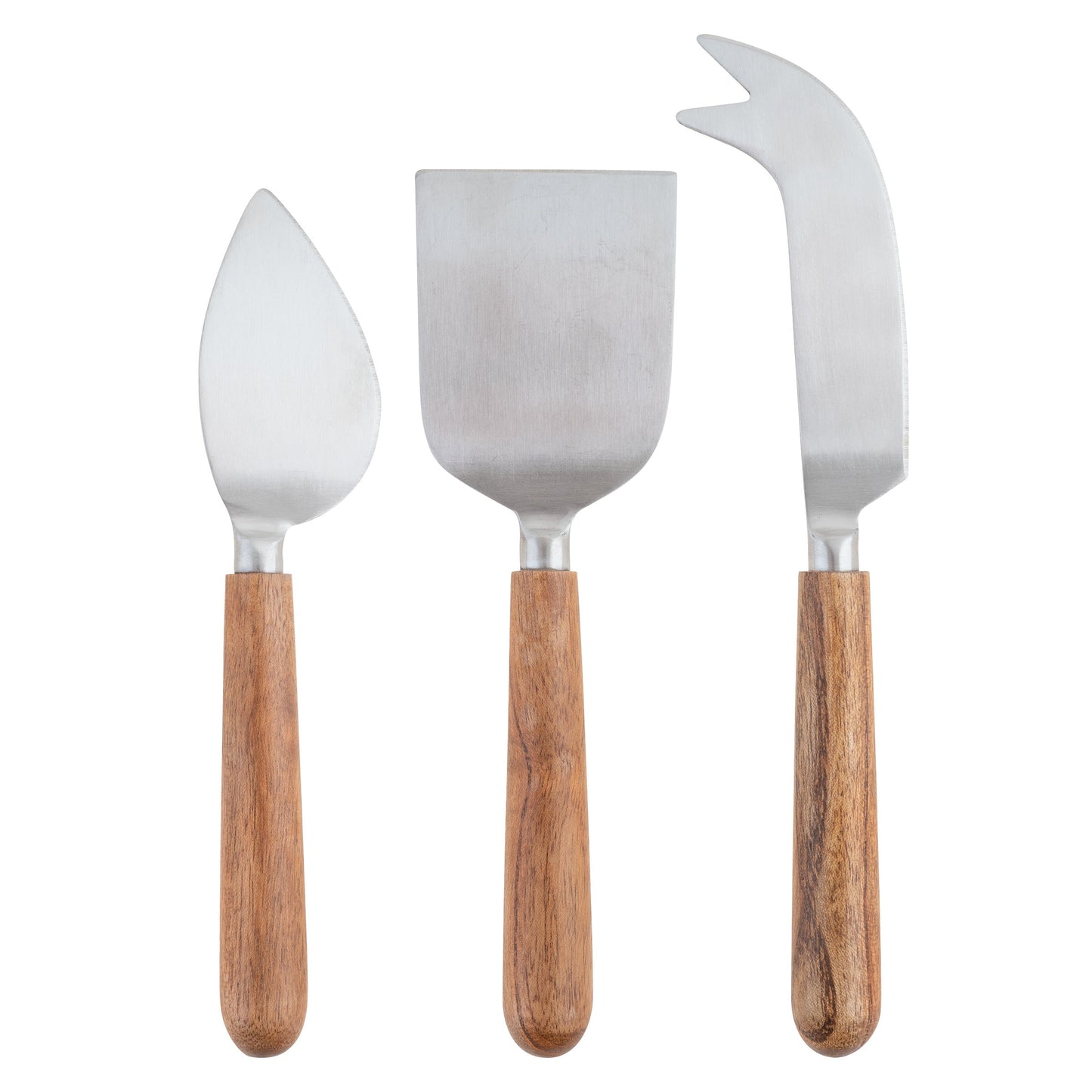 Set of 3 Wood Cheese Set