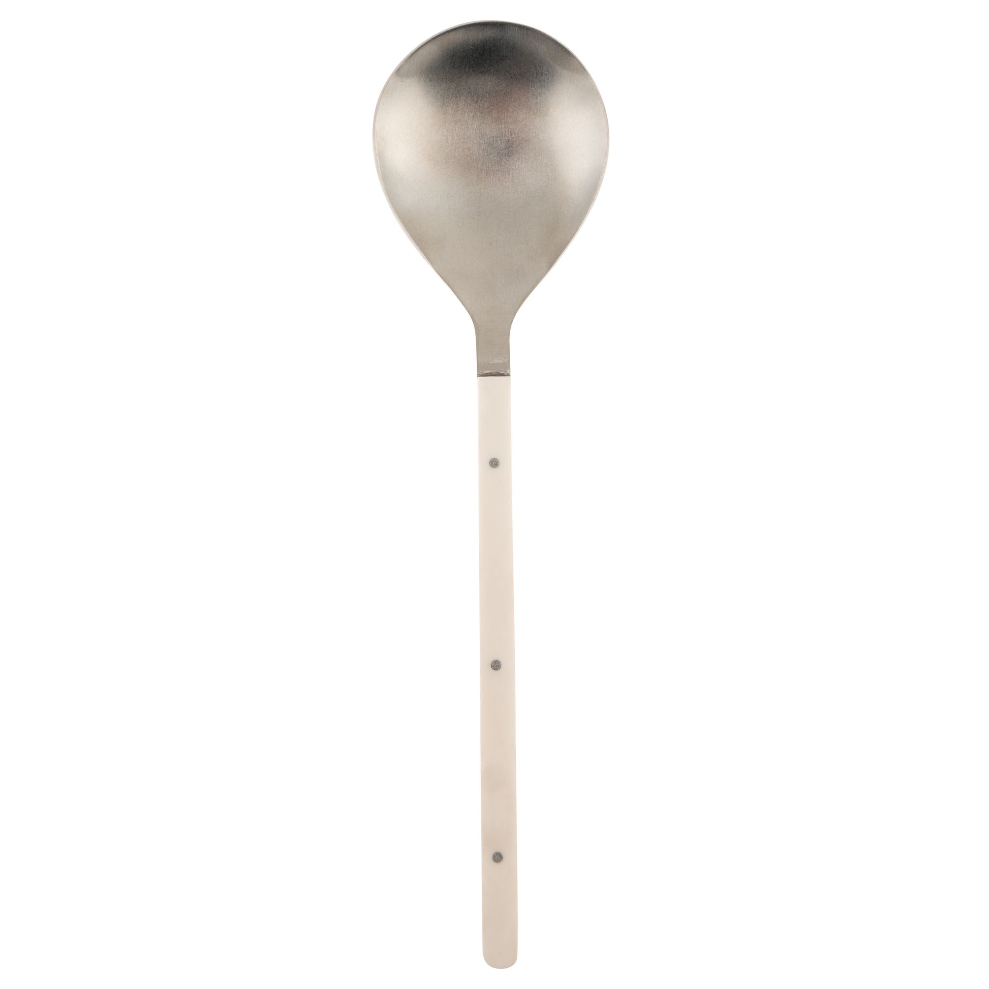 Ivory Resin Salad Servers individual view. 