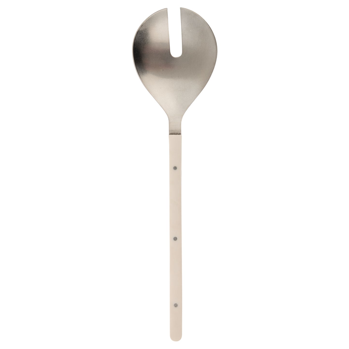 Ivory Resin Salad Servers individual view. 