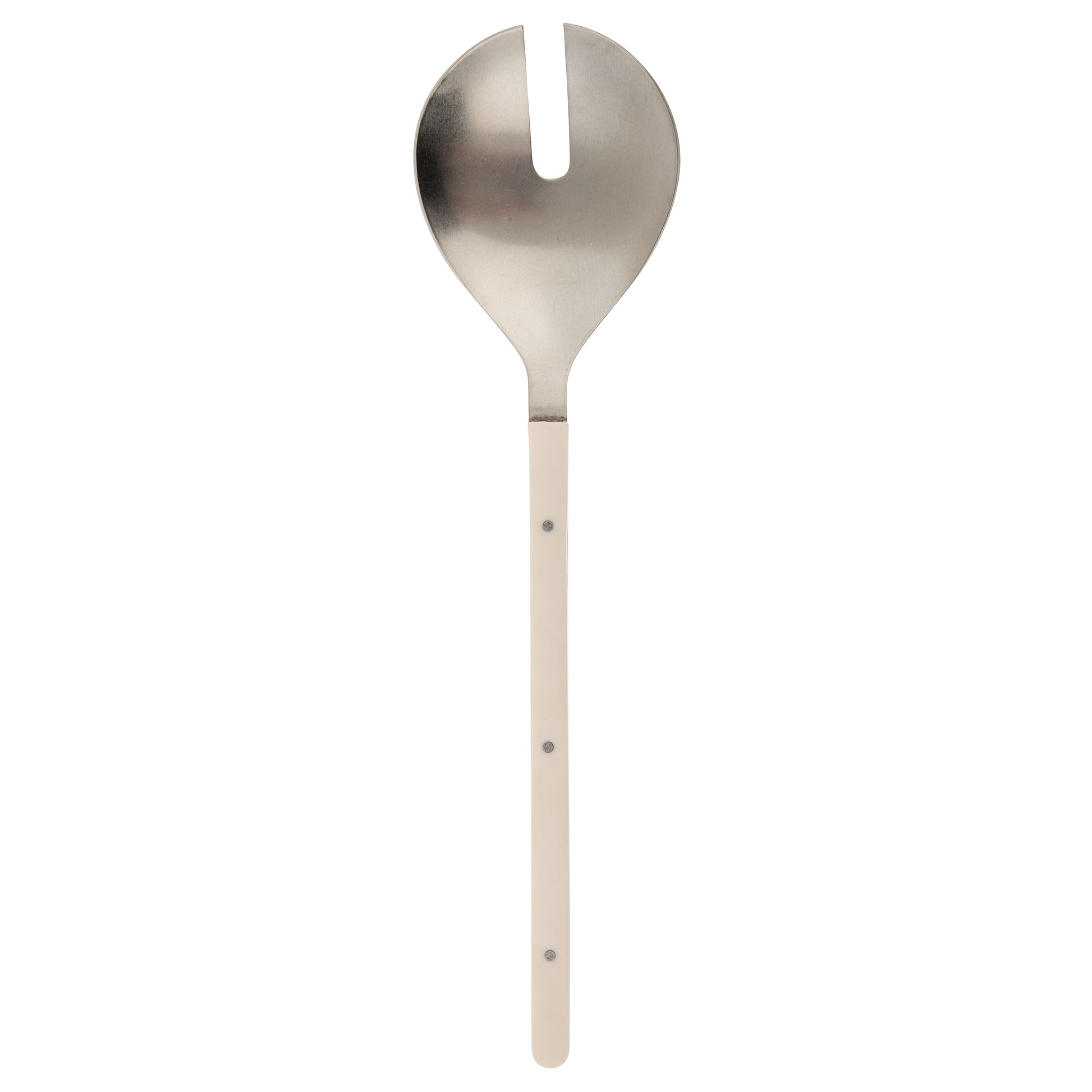 Ivory Resin Salad Servers individual view. 
