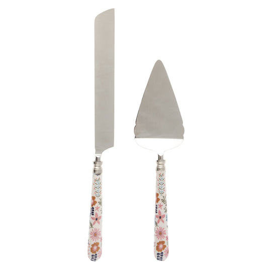 Darcy Enamel Cake Servers