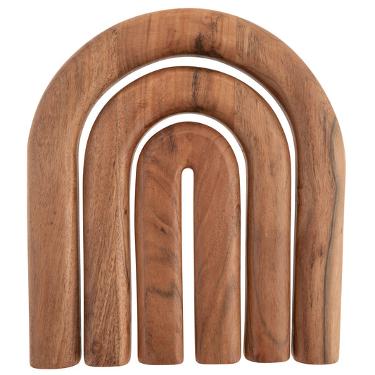 Set of 3 Wooden Rainbow