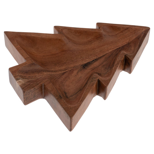 Tree Wood Shaped Serving Bowl