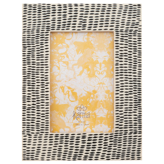 Abstract Dots Rectangle Resin Picture Frame