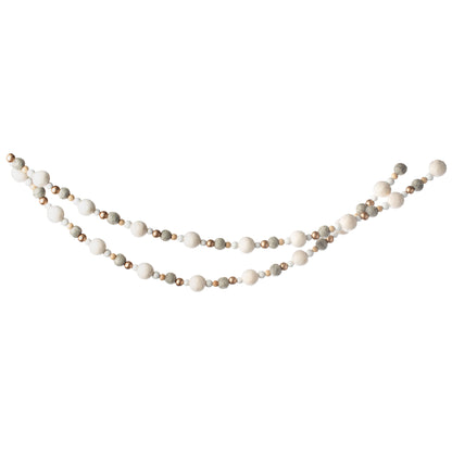 Snow Felt Garland hanging view