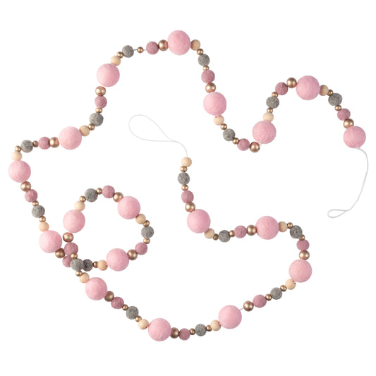 Winter Blush Felt Garland