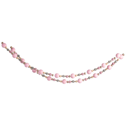 Winter Blush Felt Garland hanging view