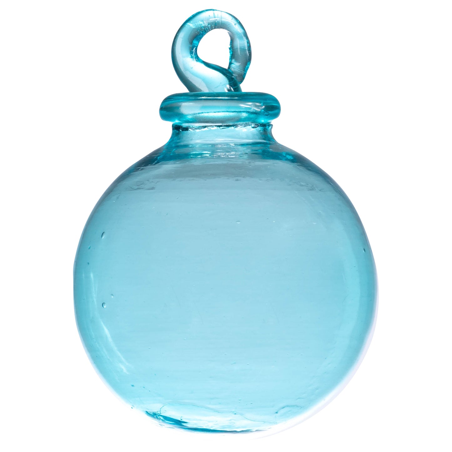 Aqua Lucia Transparent Glass Ornament