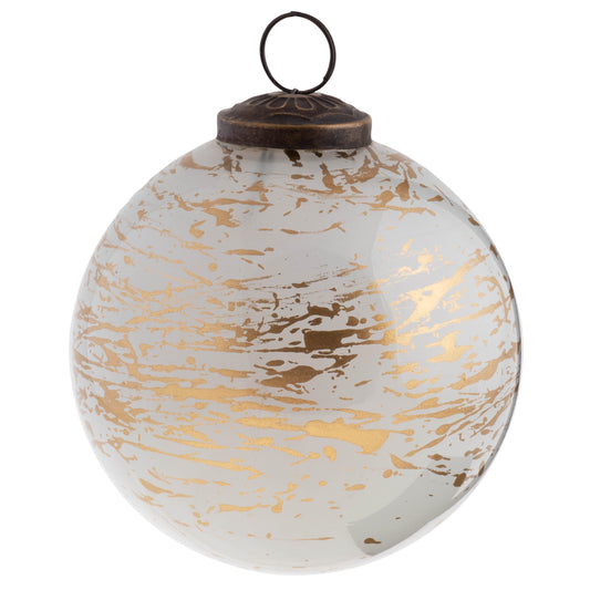 Medium Gold Splatter Ornament