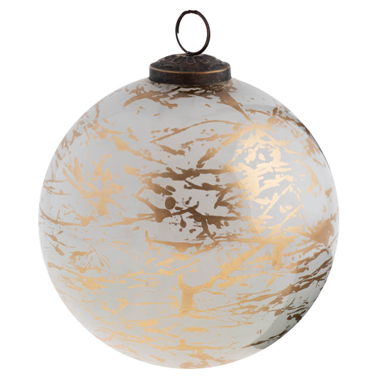 Large Gold Splatter Ornament