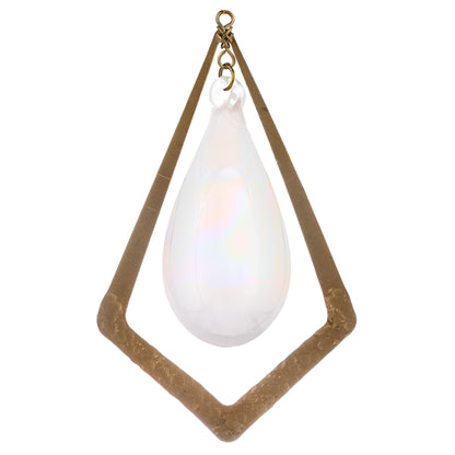 Pearl / Gold Teardrop Florence Ornament
