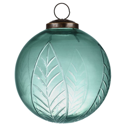 Spruce 4" Spruce Etched Glass Ornament
