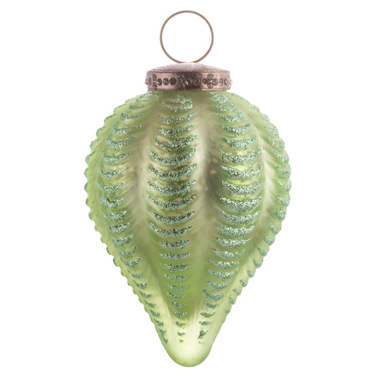 Drop Sage Glitter Ornament