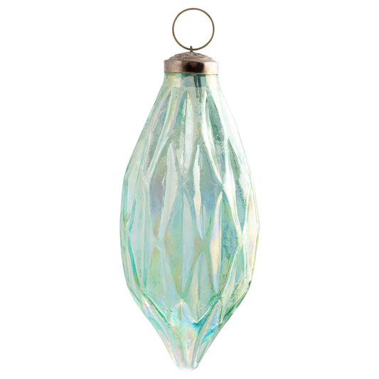 Faceted Teardrop Ornament