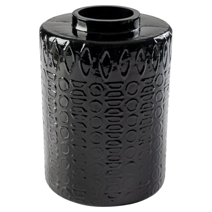 Black Mid Century Vase