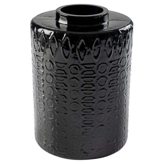 Black Mid Century Vase
