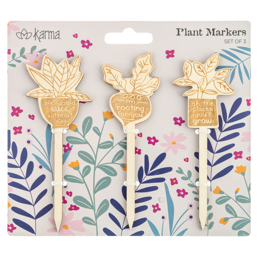 Plants Set of 3 Plant Markers
