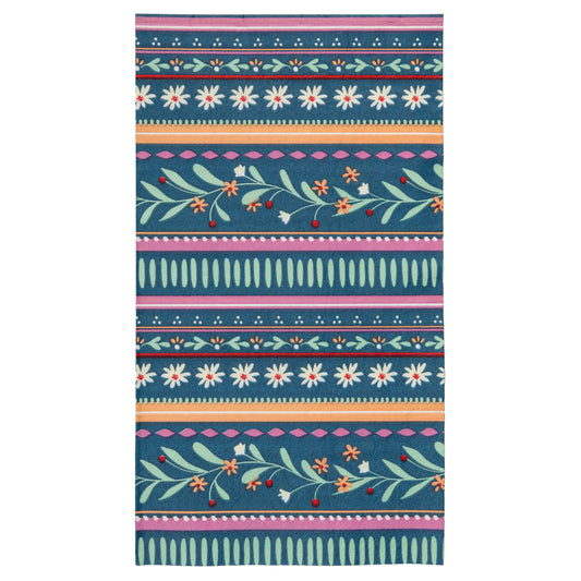 Striped Floral Guest Towel Paper Napkins