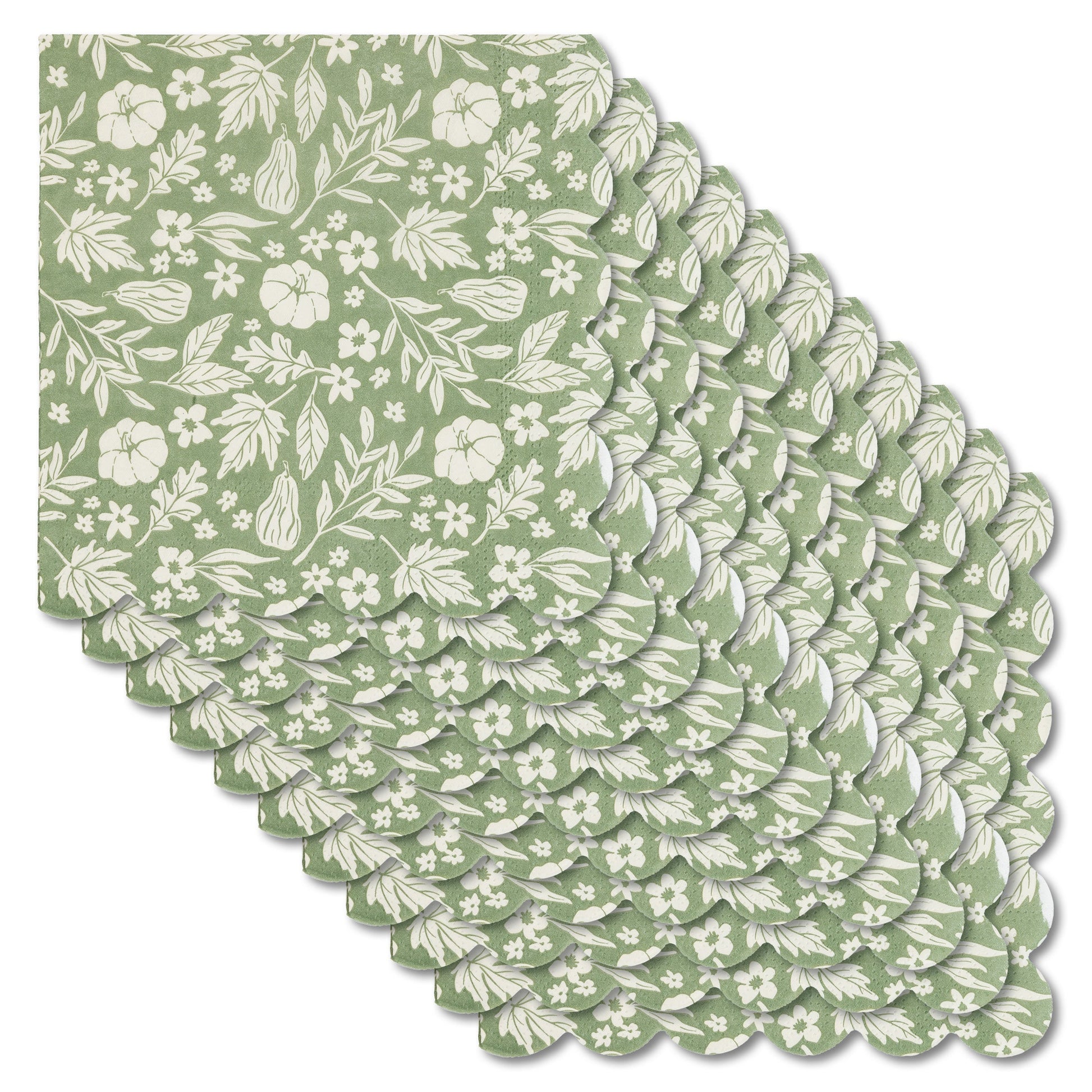 Autumn Spice Luncheon Paper Napkin twenty pack view. 