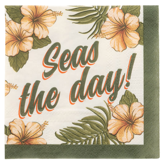 Seas the Day Cocktail Paper Napkins