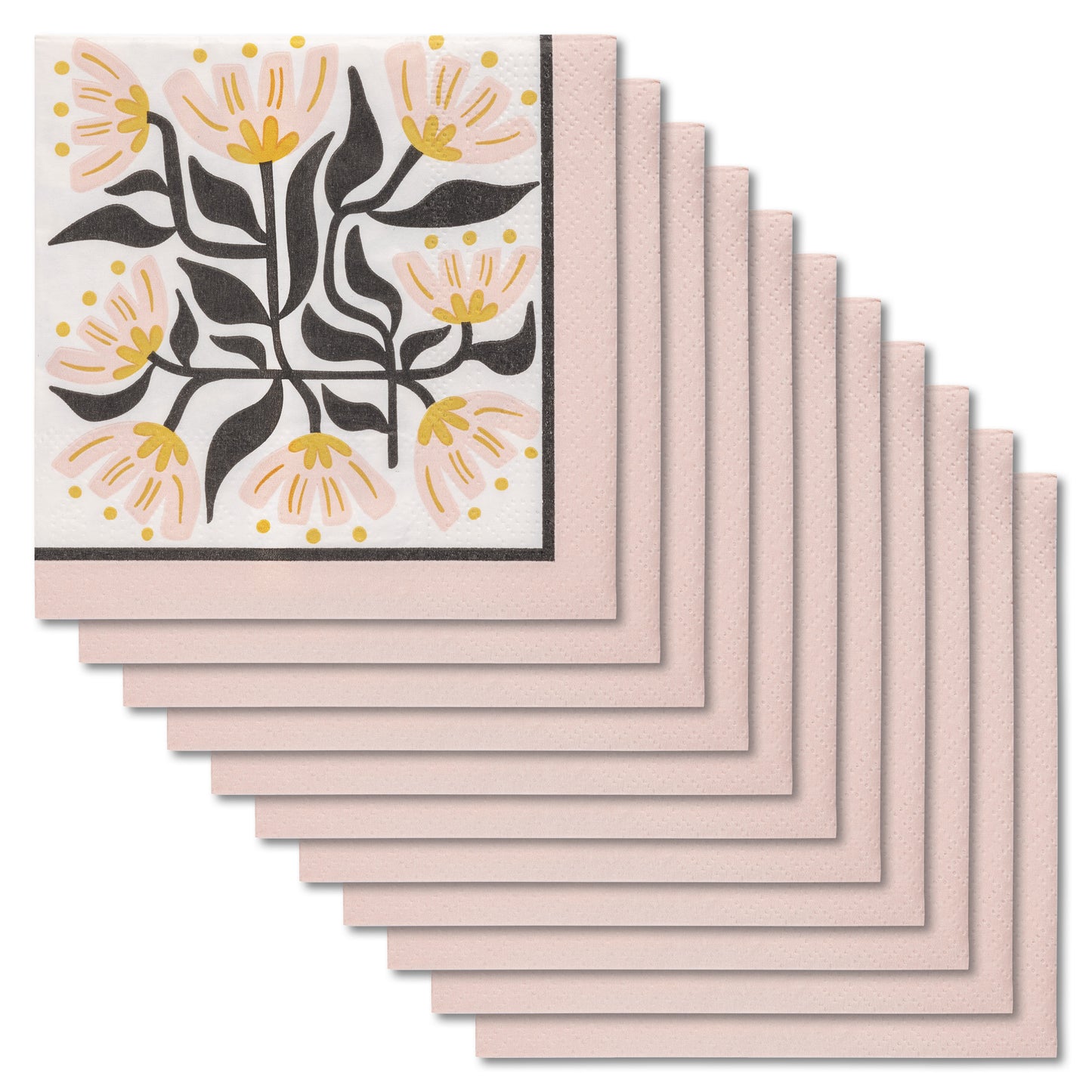 Mod Blossoms Cocktail Paper Napkins
