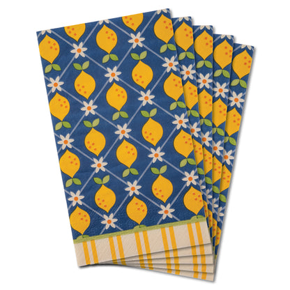 Lemon Guest Towel Paper Napkins