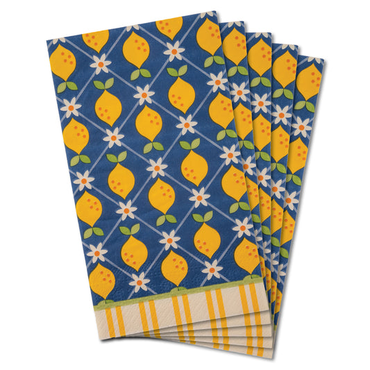 Lemon Guest Towel Paper Napkins