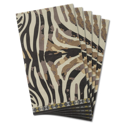 Zebra Guest Towel Paper Napkins