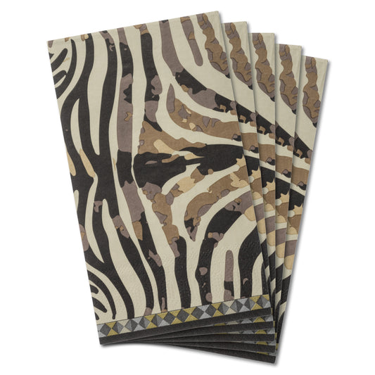Zebra Guest Towel Paper Napkins