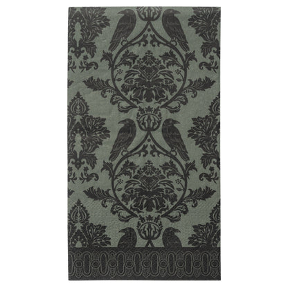 Damask Crow Guest Towel Paper Napkins