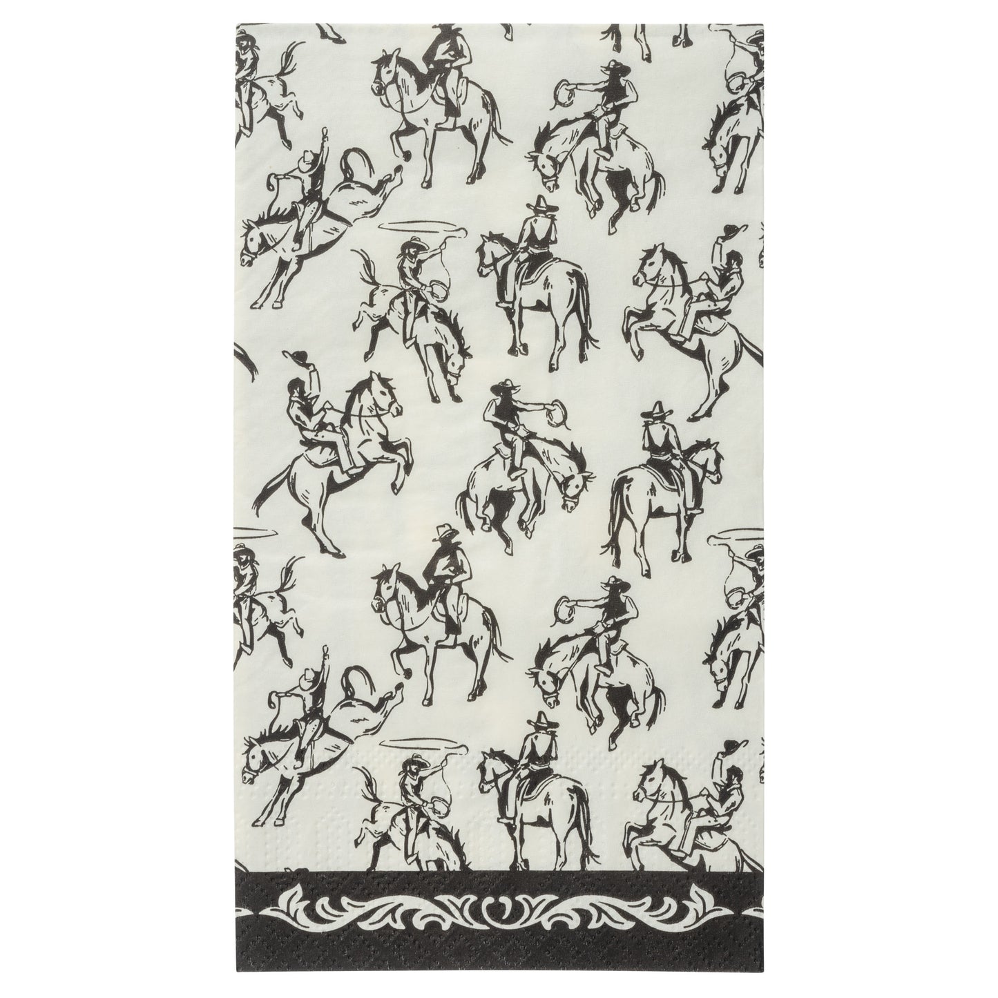 Gothic Cowboy Guest Towel Paper Napkins