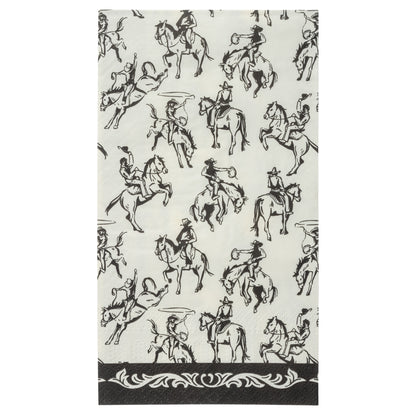 Gothic Cowboy Guest Towel Paper Napkins