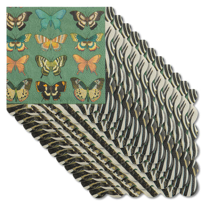 Butterflies Cocktail Paper Napkins