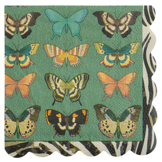 Butterflies Cocktail Paper Napkins