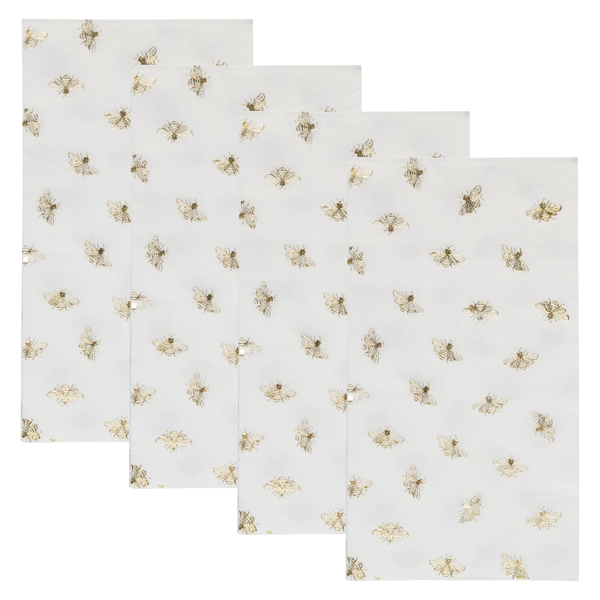 Bee Guest Towel Paper Napkins pack view. 