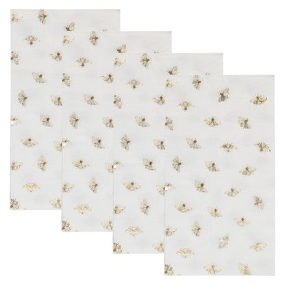 Bee Guest Towel Paper Napkins pack view. 