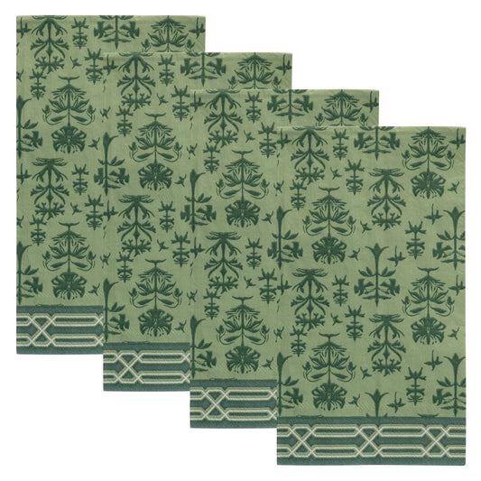 Thistle Guest Towel Paper Napkin four pack view. 