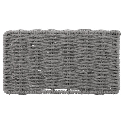 Gray Woven Napkin Holder
