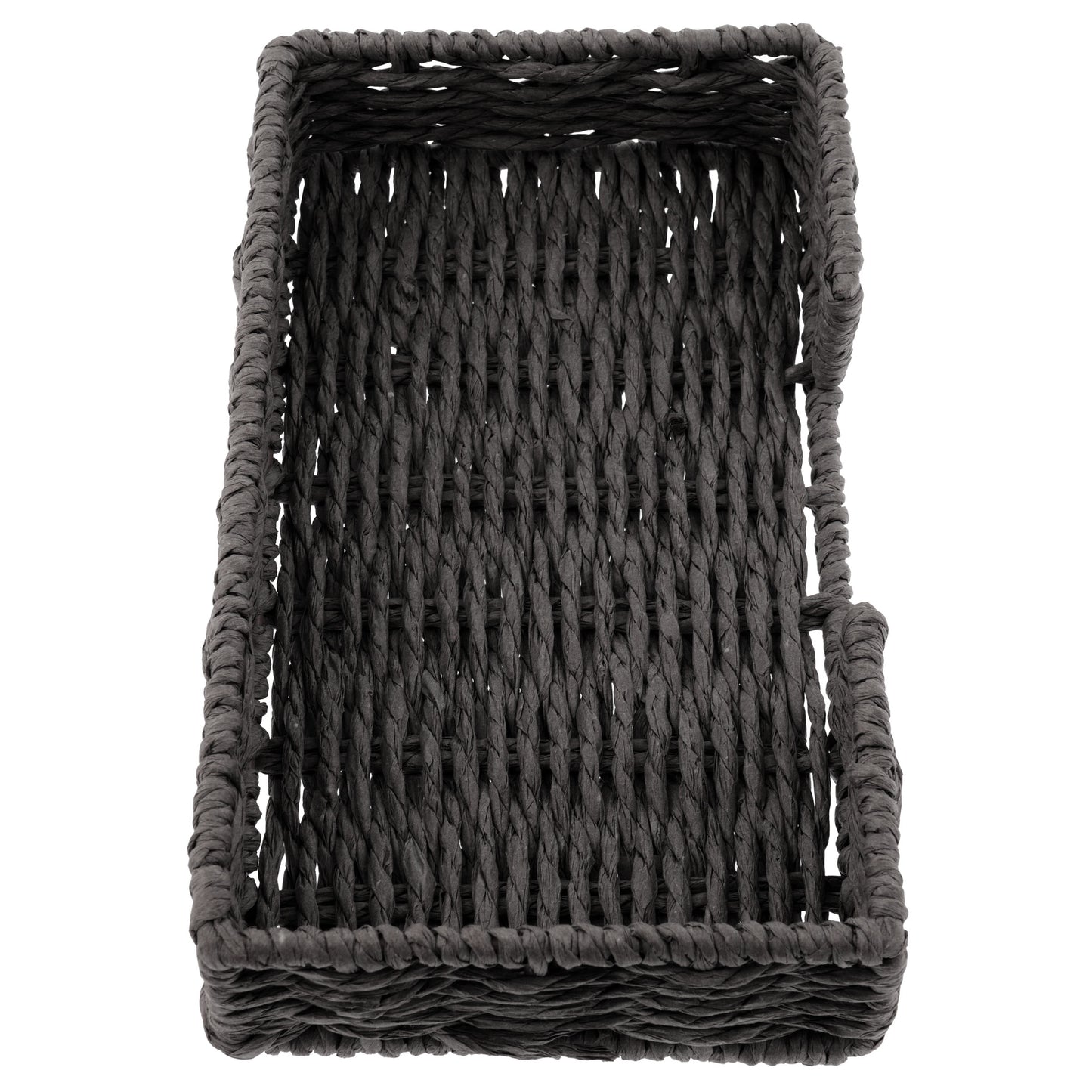 Black Woven Napkin Holder