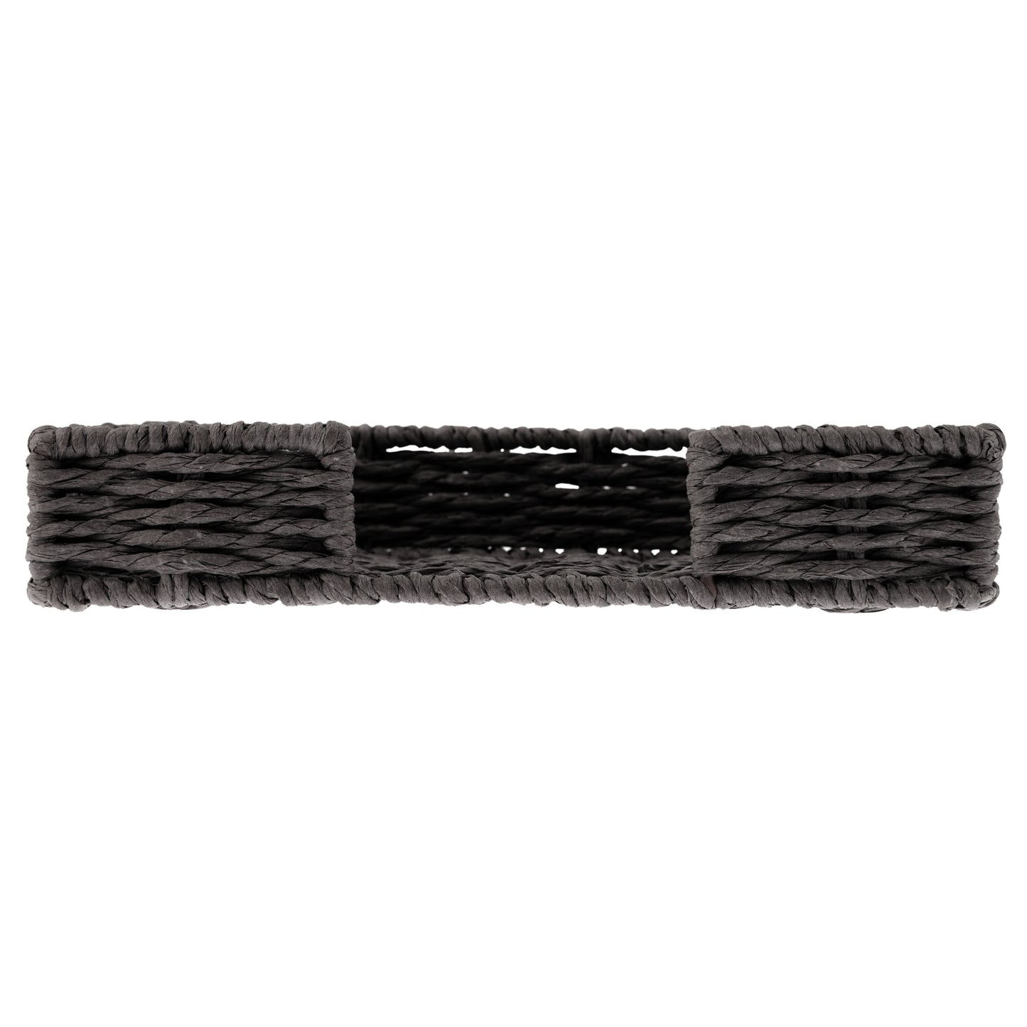 Black Woven Napkin Holder