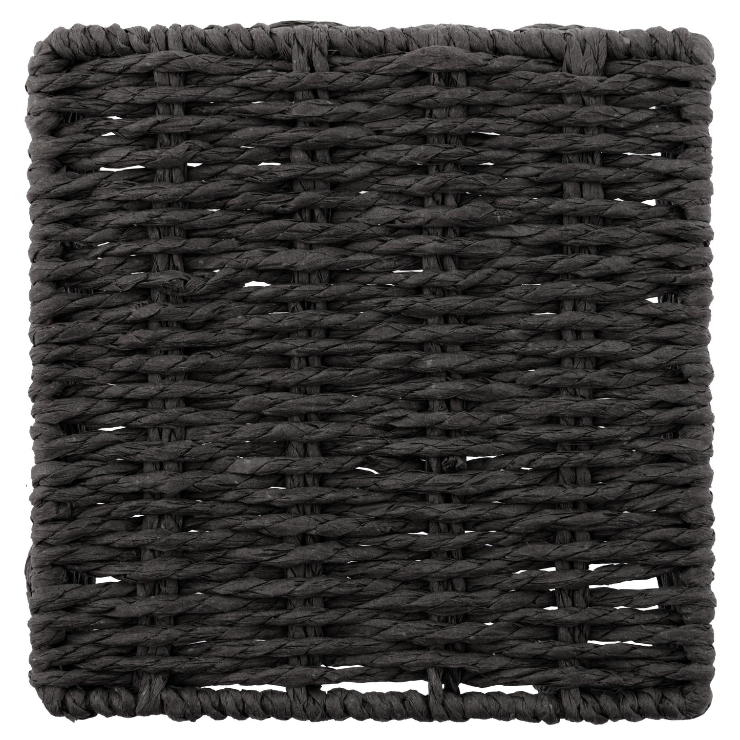 Black Woven Paper Cocktail Napkin Holder
